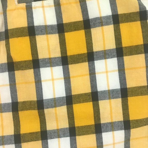 Old School Reversible Yellow & Checked Skirt  Size Skirt - Picture 9 of 10